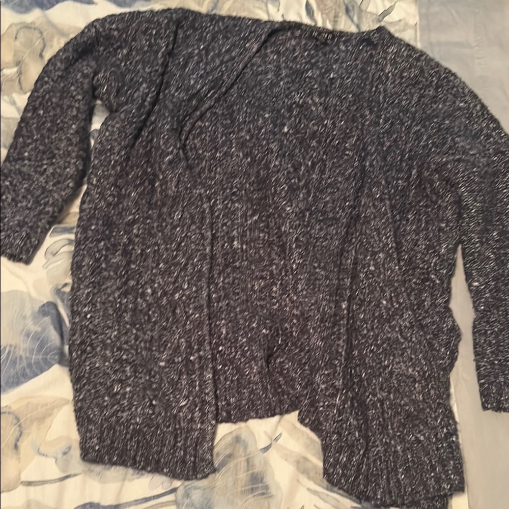 Forever 21 Gray Chunky Knit Cardigan